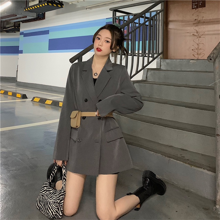 Mùa Thu Cổ Điển Blazer Mỏng Dành Cho Phụ Nữ Thời Trang Áo Khoác Dài Tay | BigBuy360 - bigbuy360.vn