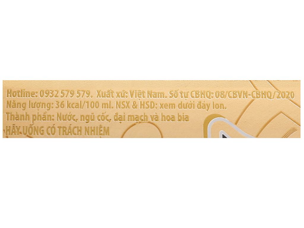 Thùng 24 lon bia Huda Gold 330ml / Lốc 6 lon bia Huda Gold 330ml