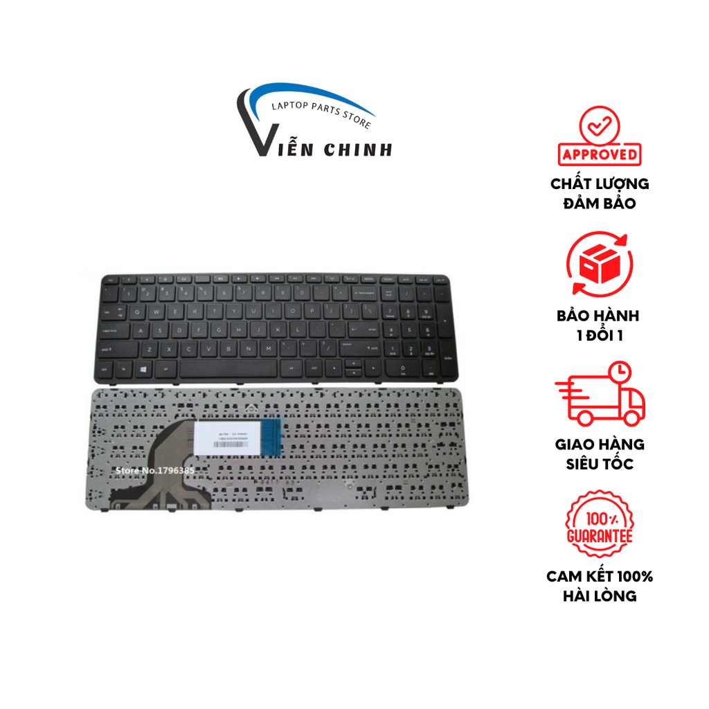 Bàn phím laptop HP Pavilion 15-e000, 15-f000, 15-n000, 15-r000, 15-g000, 250 G2, 250 G3, 255 G2, 255 G3, 256 G2 - 15-N00