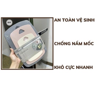 Combo 3 Thớt Nhựa Kháng Khuẩn