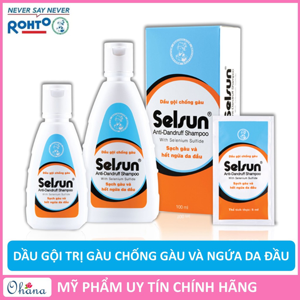 [Chính hãng] Dầu gội Giảm gàu, chống gàu và ngứa da đầu Selsun Selenium Sulfide