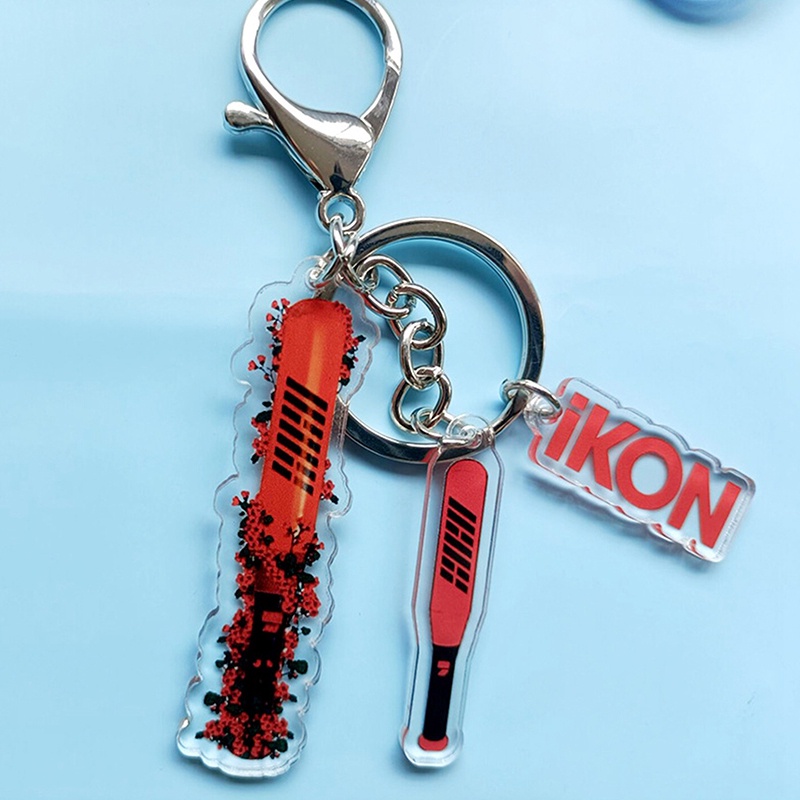 Móc Khóa Ba Mảnh Hình Nhóm Nhạc Hàn Quốc IKON SHINEE WINNER 2022