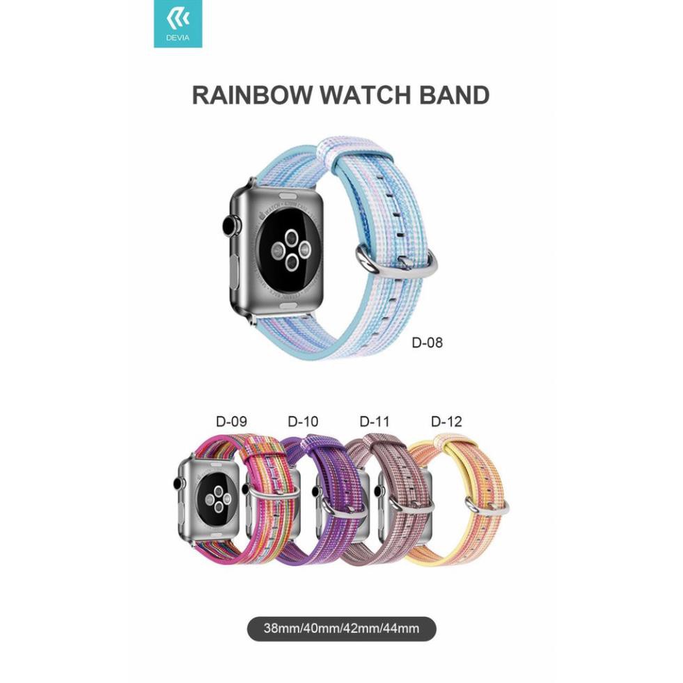 Dây Apple watch Rainbow hàng chính hãng Devia