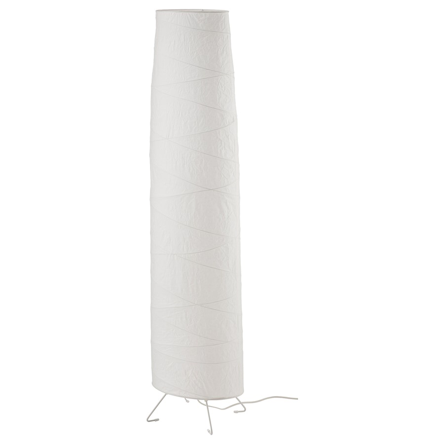 Đèn cây giấy lụa Vickleby IKEA trang trí phòng khách, phòng ngủ