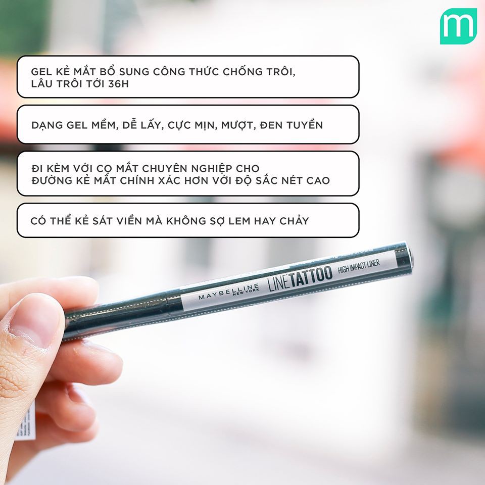 Kẻ Mắt Maybelline Line Tattoo High Impact Liner