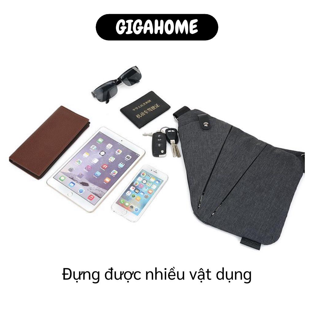Túi đeo chéo nam  ️ GIÁ VỐN Balo đeo chéo 3 ngăn chông trộm cho nam, kiểu dáng thanh lịch, an toàn cho bạn 7839