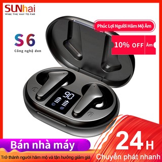 Tai nghe nhét tai chơi game không dây bluetooth S6 TWS âm thanh hifi giảm tiếng ồn CVC8.0 chống thấm nước IPX7