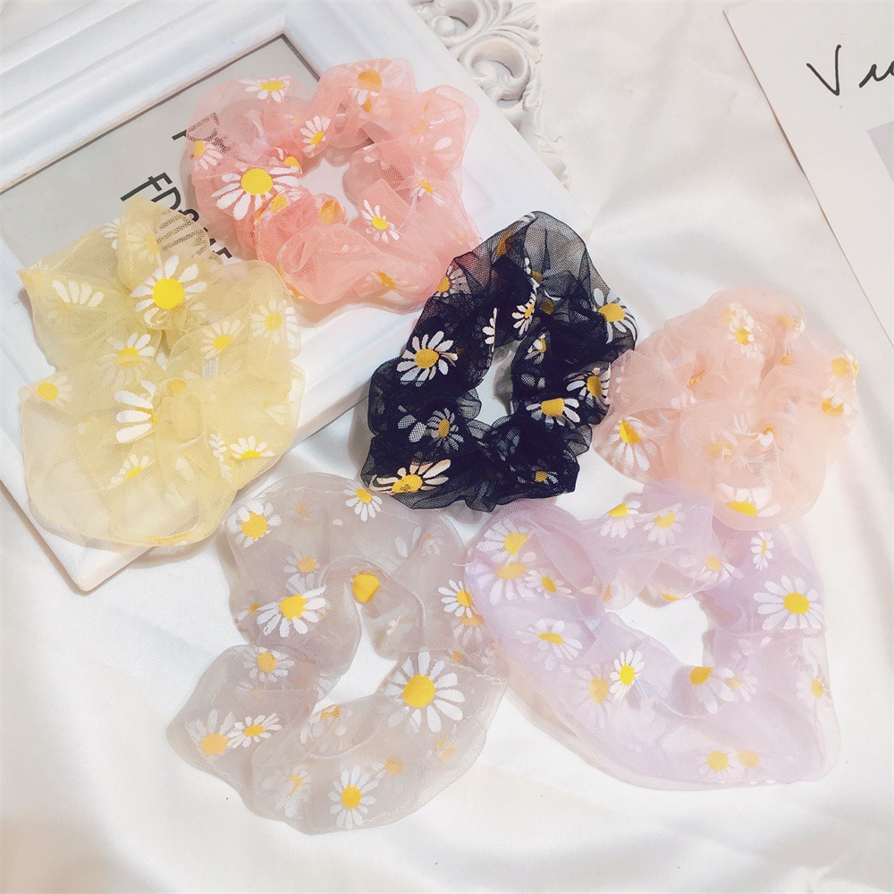 Fashion Accessories Female Fluffy Hair Chrysanthemum Headband Băng đô Headband Hair Curly Headband Korean Style Super Cute Female Headband