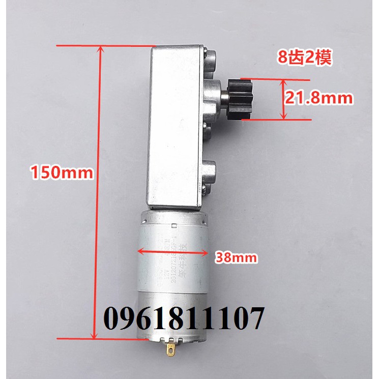 Motor giảm tốc 12V 48 vòng 560