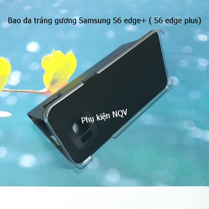 Samsung S6 edge+ || Bao Da Clear View Standing Samsung S6 edge+ ( S6 edge plus) - Pk NQV | BigBuy360 - bigbuy360.vn