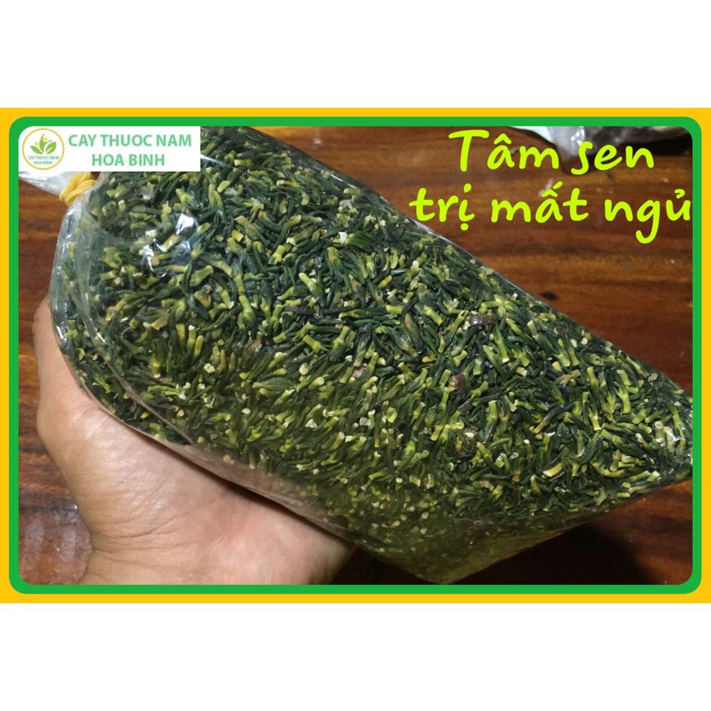 [NHÀ LÀM] 100g Tâm sen khô loại 1 trị mất ngủ (tim sen khô)