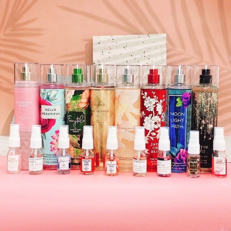 Xịt thơm body toàn thân Bath & Body Works Fine Fragrance Mist [Chai chiết 10ml]