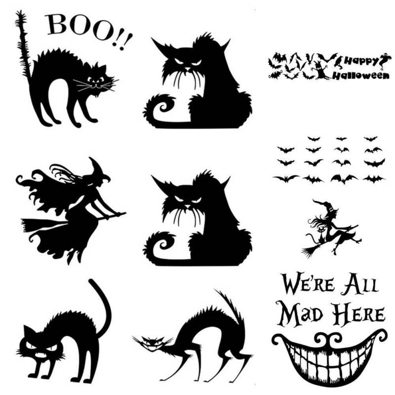 Sticker Dán Cửa Sổ Trang Trí Halloween