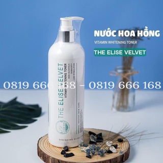 Nước Hoa Hồng Tone Se Khít Lỗ Chân Lông - The Elise Velvet, Lindsay 500ml