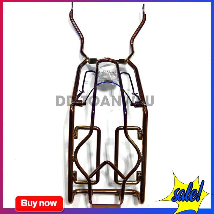 Baga giữa Inox 10li Titan gắn xe Wave Rs, Wave Blade