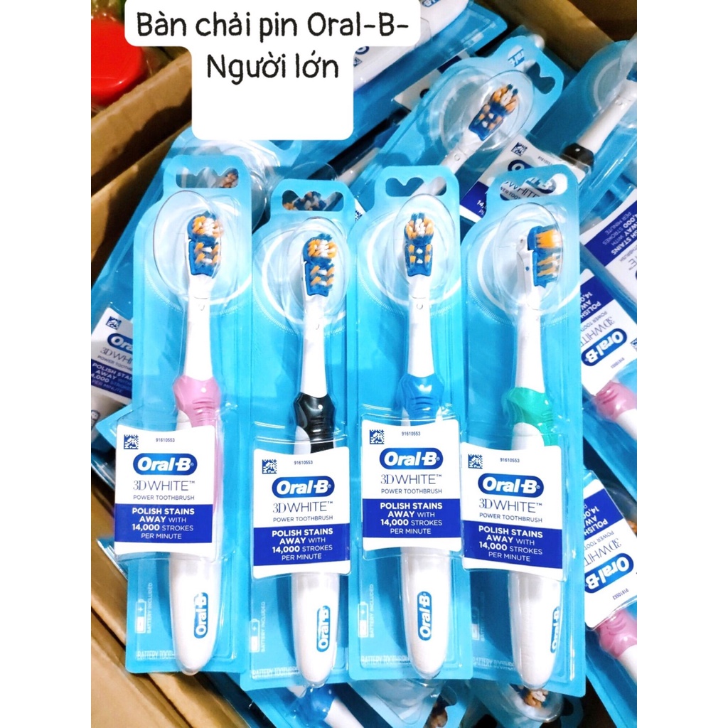 [Chọn Màu] Bàn Chải Đánh Răng Pin