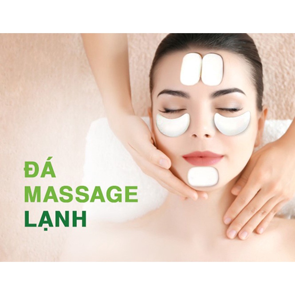 Đá Lạnh Massage Mặt Hinh Oval - Đá Tự Nhiên