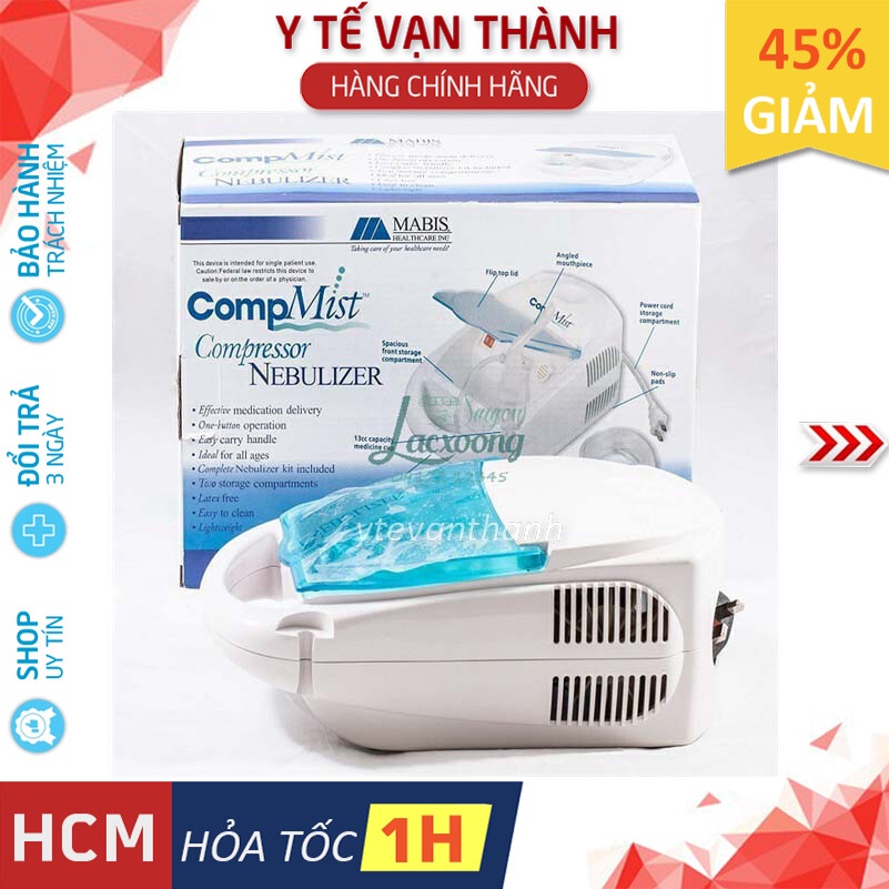 ✅ Máy Xông Khí Dung Mũi Họng: COMPMIST (Commist Comist) - Bảo Hành 5 Năm Chính Hãng -VT0550