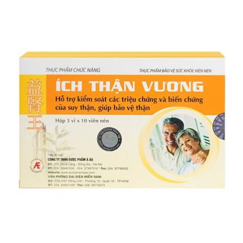 Ích Thận Vương – Hỗ trợ điều trị suy thận (Hộp 30 viên)