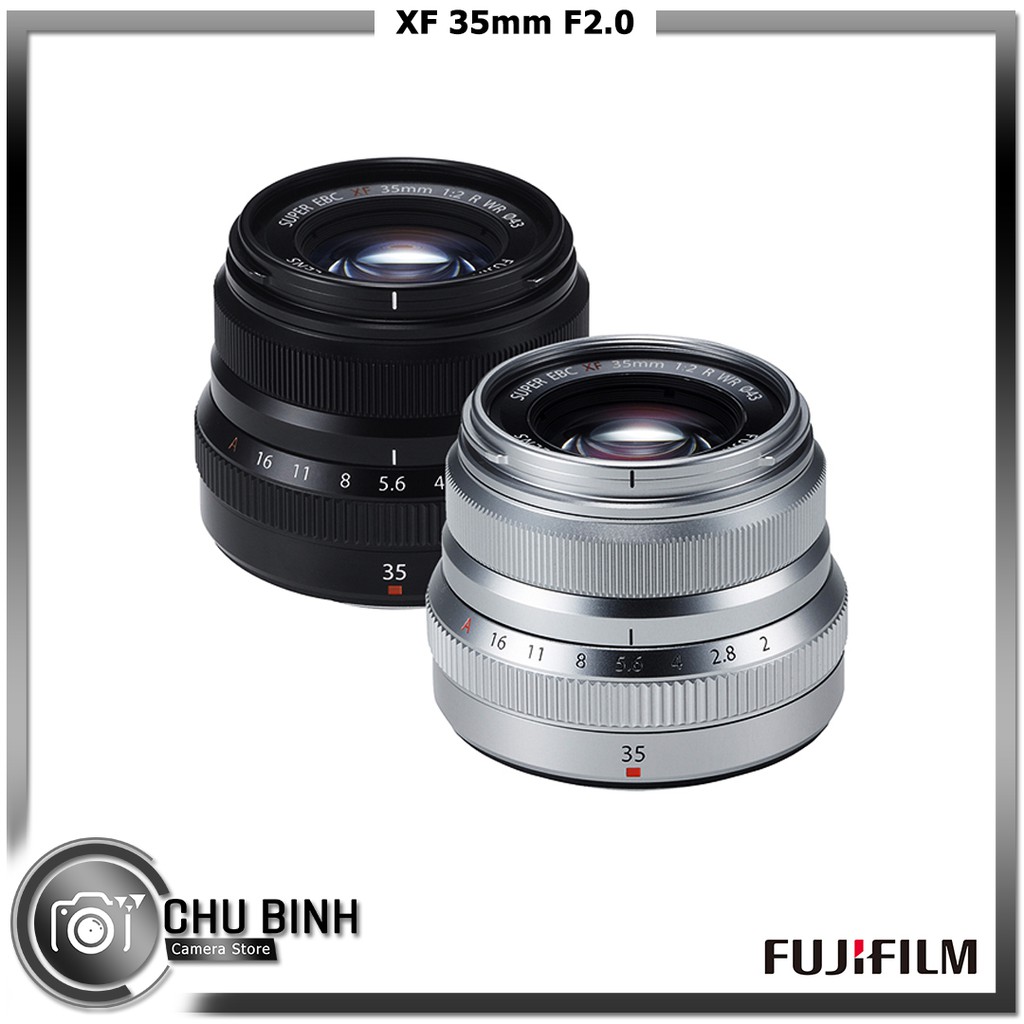 Ống Kính máy ảnh Fujifilm | Fujinon XF 35mm F2 | Chính Hãng