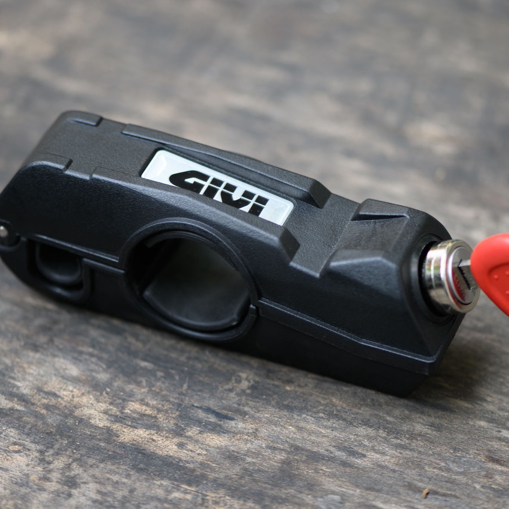 Ổ khoá chống trộm xe máy GIVI TL12, khoá tay thắng, tay phanh chống trộm hợp kim cao cấp chính hãng