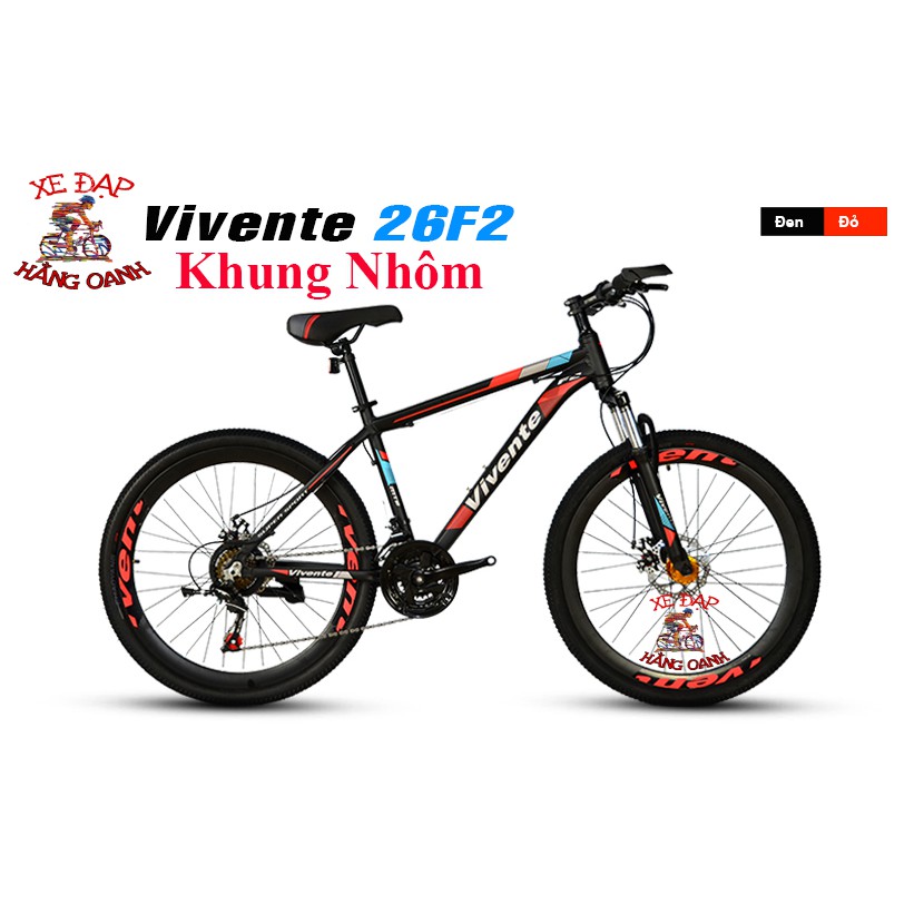Xe đạp địa hình VIVENTE 24-26inch khung nhôm