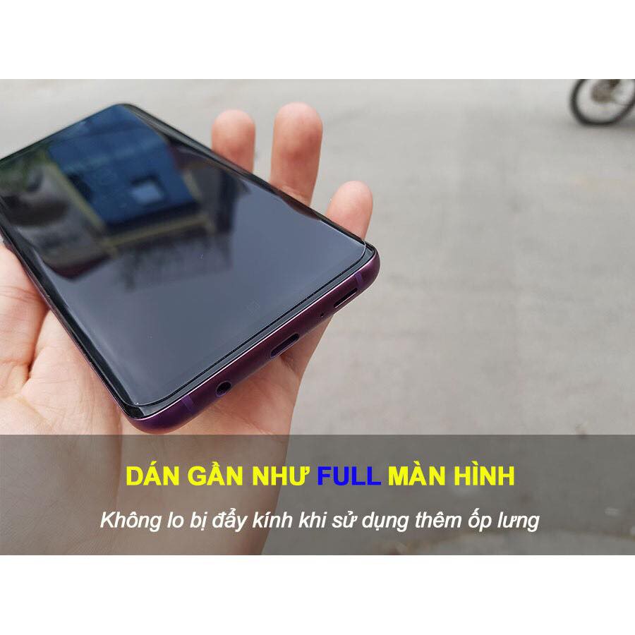 [Mã ELFLASH5 giảm 20K đơn 50K] Kính cường lực Full keo nước UV Galaxy Note8/S7edge/S8/S8+/S9/S9+