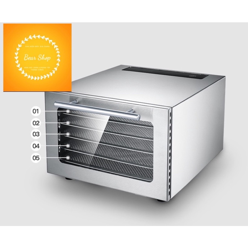 Máy sấy hoa,củ,quả và thực phẩm hãng SEPTREE 100% inox 304, 5-8 tầng sấy