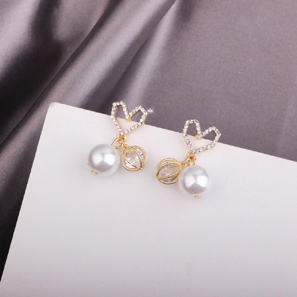 Bông Tai Bạc S925 Đính Ngọc Trai Nhân Tạo Thời Trang Better Cho Nữ