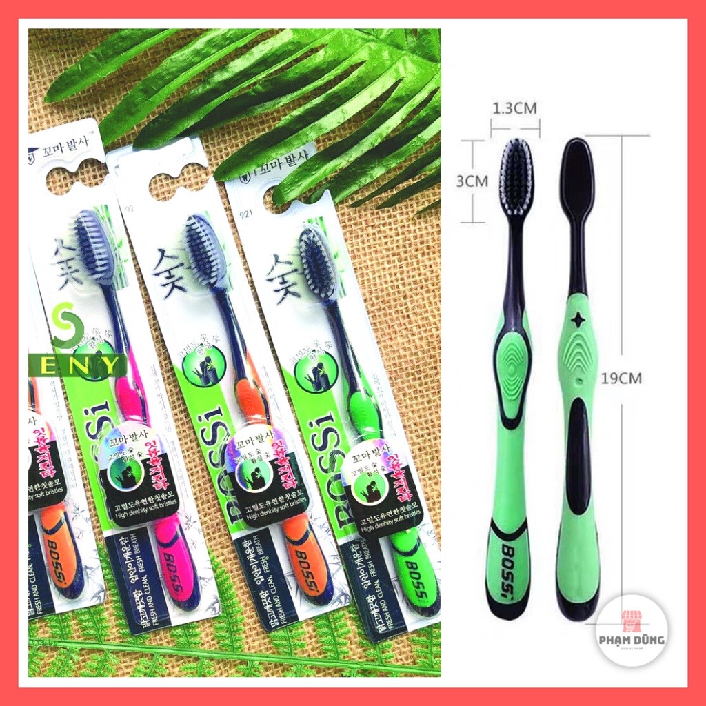 Bàn chải đánh răng than tre hoạt tính