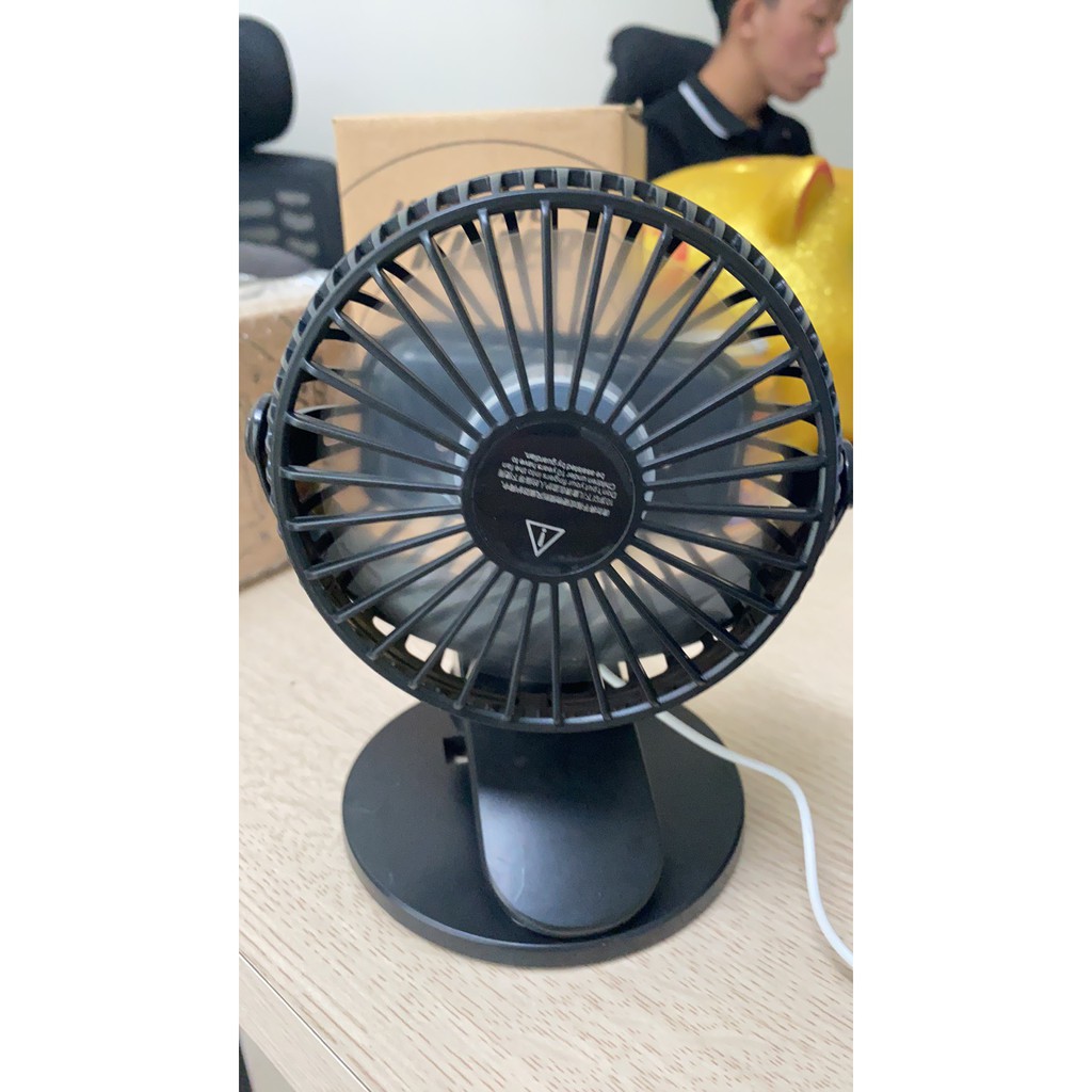 Quạt mini tích điện -quạt để bàn xoay 360 siêu nhiều gió Bảo hành 3 tháng 1 đổi 1 | BigBuy360 - bigbuy360.vn