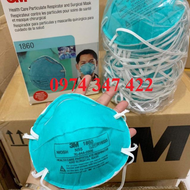 Khẩu trang bảo hộ 3M 1860 tiêu chuẩn  N95 SẴN HÀNG, CHỌN MUA | BigBuy360 - bigbuy360.vn