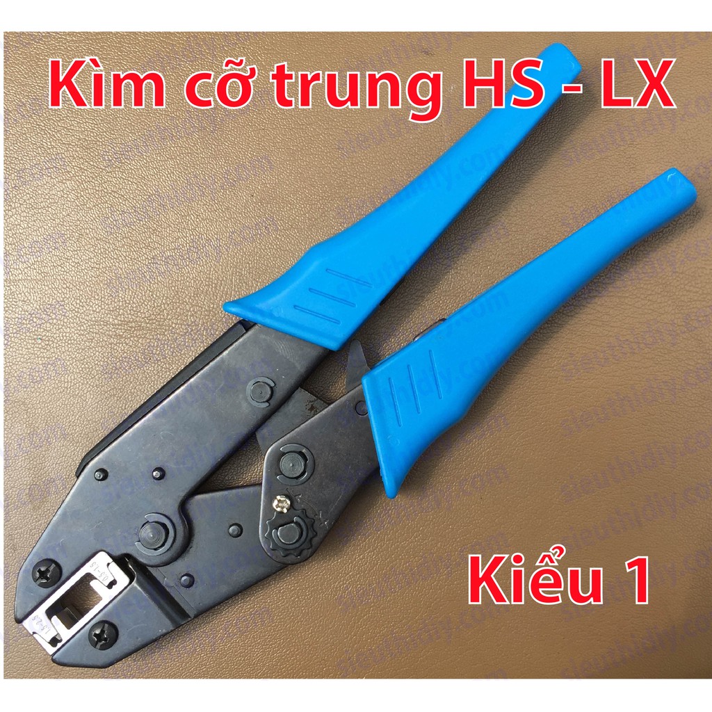 Kìm bấm cốt 2 tầng gập vuông 90 độ chữ L, cỡ lớn HS-LX