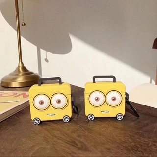 Vỏ Bảo Vệ Hộp Sạc Tai Nghe Airpods Hình Minion Xinh Xắn