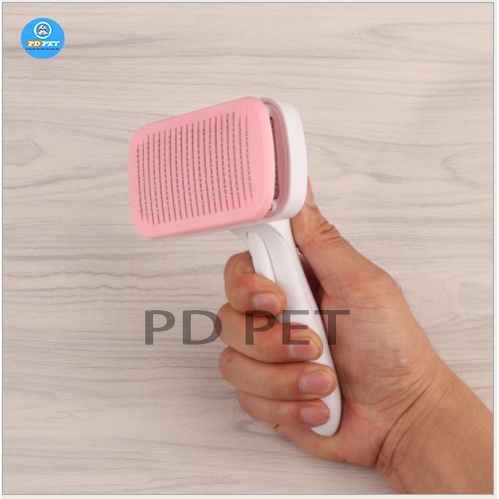Lược chải lông thú cưng, Lược chải lông tự làm sạch có nút bấm cho chó mèo