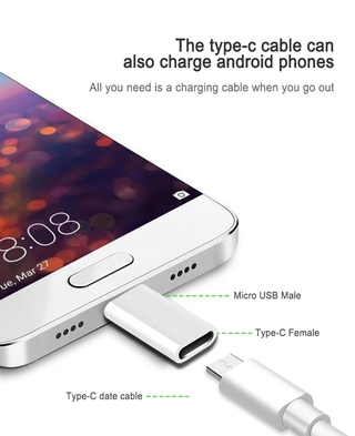 Đầu chuyển đổi từ giắc cắm Type-C sang Micro Usb Android