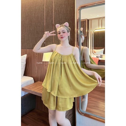 Set phi lụa xếp ly có size đến 90kg