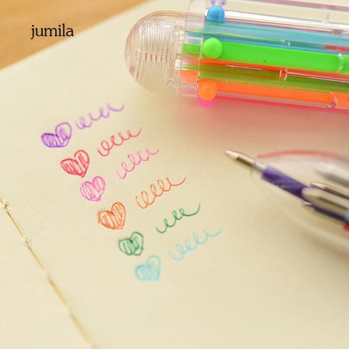 Bút bi 6 màu 0.5mm kiểu dáng sang trọng