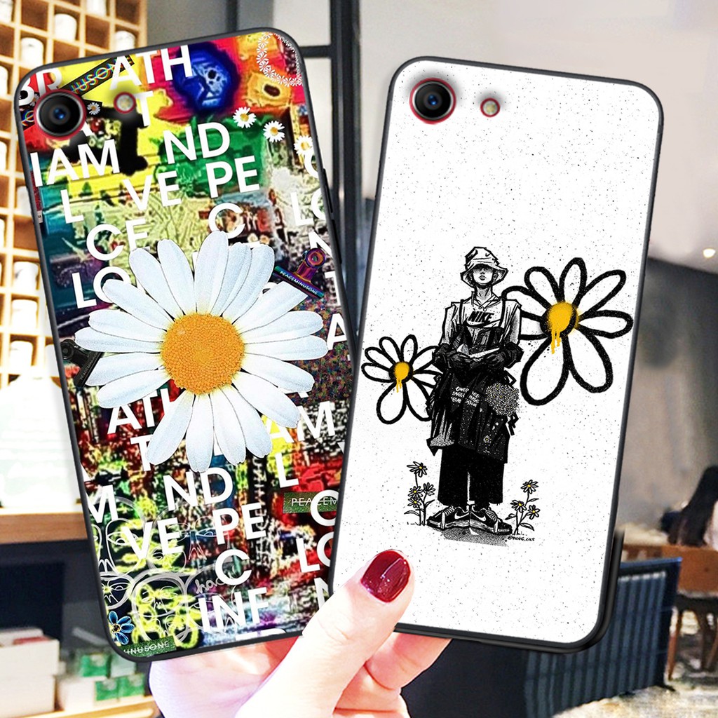 Ốp lưng điện thoại OPPO A71 - A83 in hình hoa cúc peaceminusone- Doremistorevn