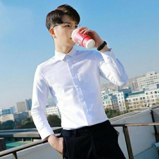 Huongcos1102 Áo sơ mi nam cổ bẻ dài tay dáng ôm huongpt