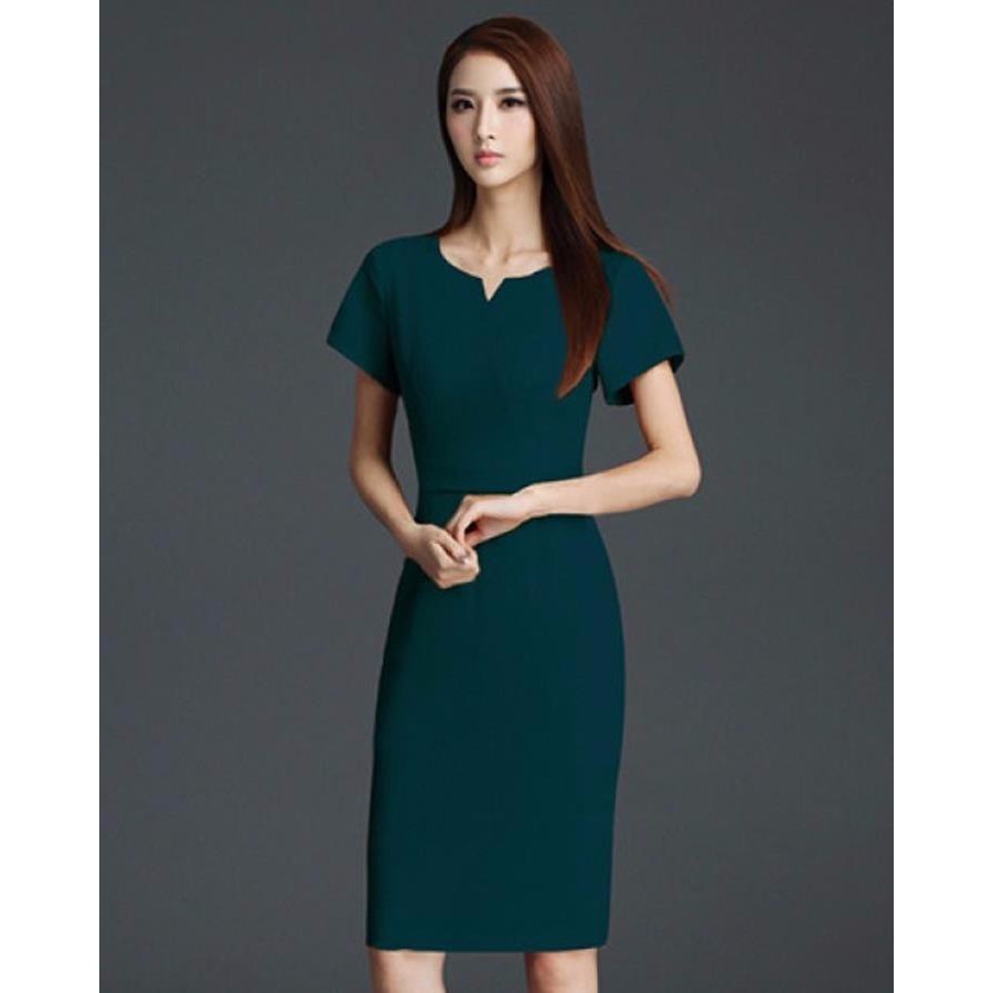 TN Đầm ôm hoa nâu ba195