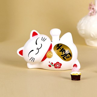 Mèo Thần Tài Vẫy Tay Trang Trí Taplo Ô Tô - Đồ Trang Trí Năng Lượng Mặt Trời - Đồ Chơi Phụ Kiện Xe Hơi - Trang Trí Shop