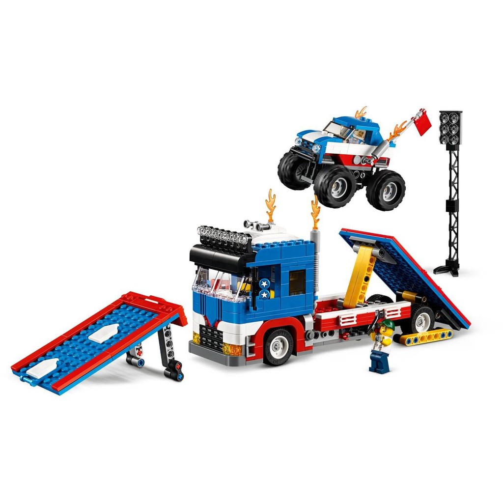 LEGO Creator 3in1 | Lego 31085 Mobile Stunt Show | Đội xe tải quái vật biểu diễn