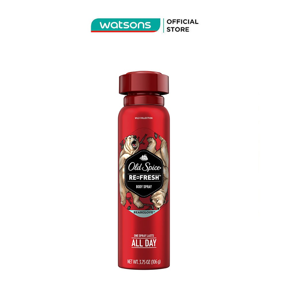 Xịt Khử Mùi Old Spice Bearglove 106g