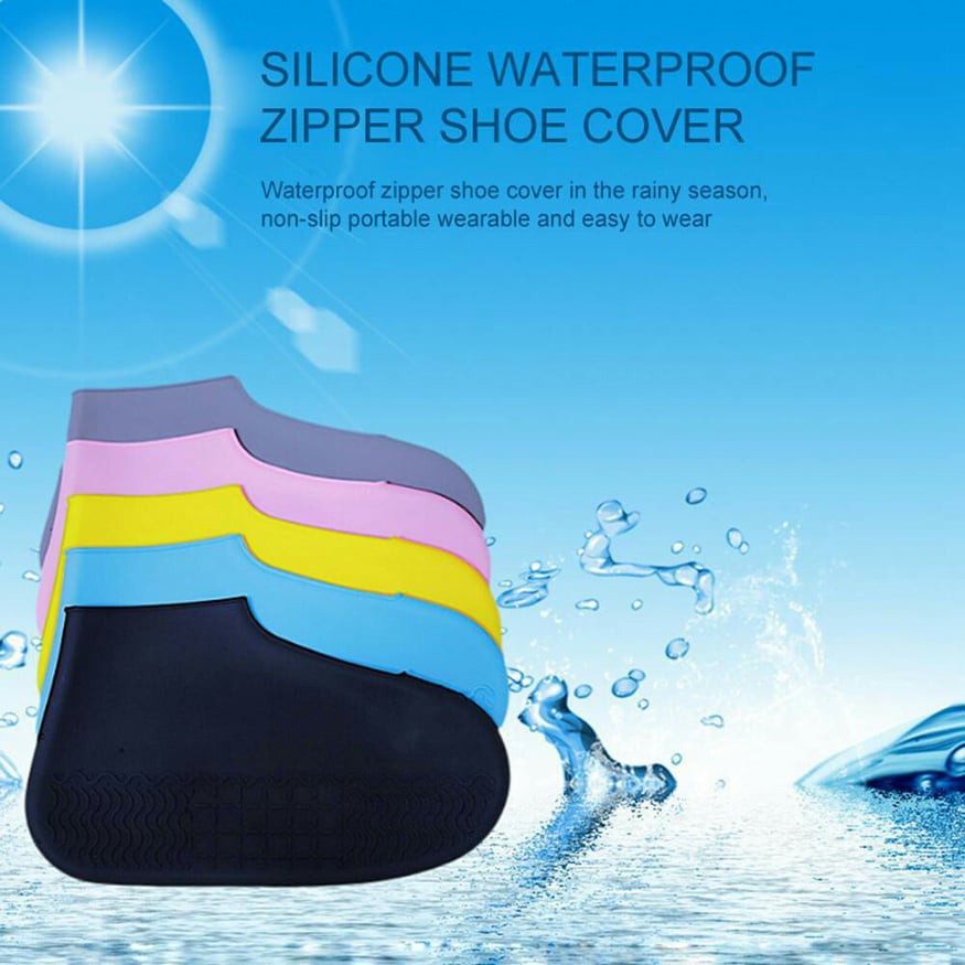 Ủng cao su bọc giày đi mưa đế chống trơn trượt | Ủng bọc giày đi mưa