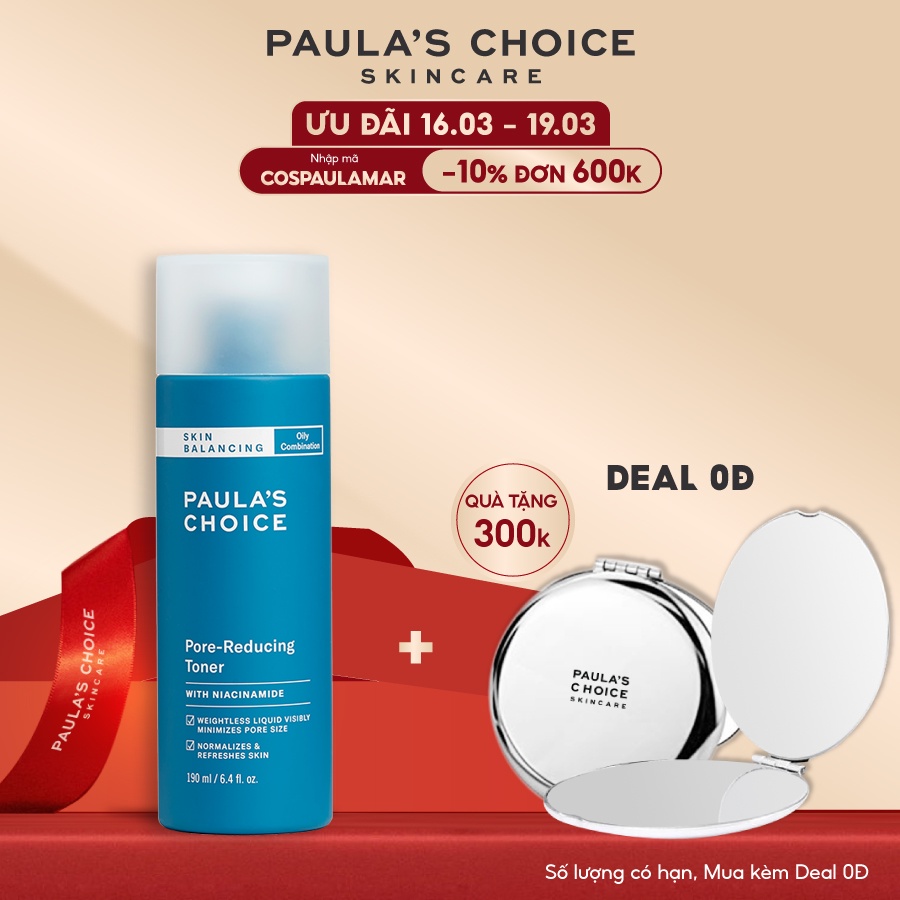 Mã FMCGMALL -8% đơn 250K Nước hoa hồng Paula s Choice Skin Balancing Pore