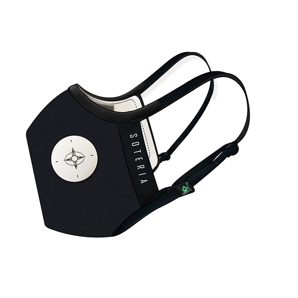 Khẩu trang thời trang cao cấp Soteria Black ST1092, bộ lọc bụi mịn N95, BFE, PFE > 99% đến 0.1 micromet | BigBuy360 - bigbuy360.vn