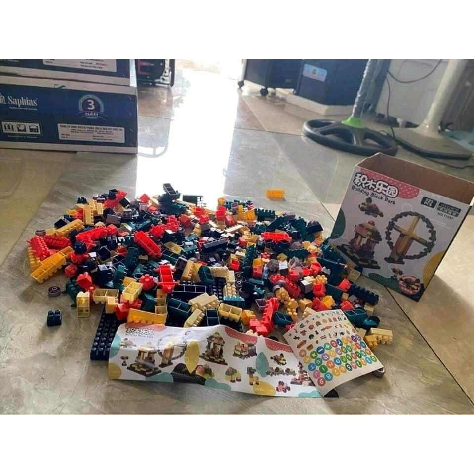 [HOT] Đồ chơi cho bé, Bộ lego xếp hình 520 chi tiết [FREESHIP] - Đồ chơi phát triển tư duy, phát triển trí tuệ