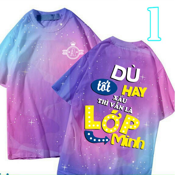 { ÁO LOANG GIÁ SỈ } ÁO LỚP IN THEO YÊU CẦU, ÁO NHÓM , CỜ LỚP THIẾT KẾ - TẶNG ÁO GIÁO VIÊN