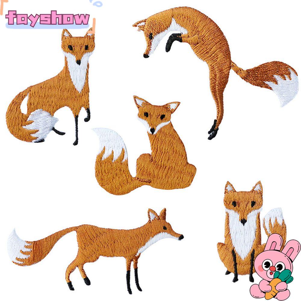 Miếng Vải Vá Quần Áo Hình Cáo Độc Đáo